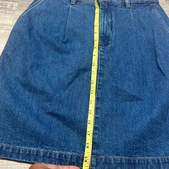 Women’s Vintage Eddie Bauer Denim Skirt with pockets Size 6 - Picture 7 of 7